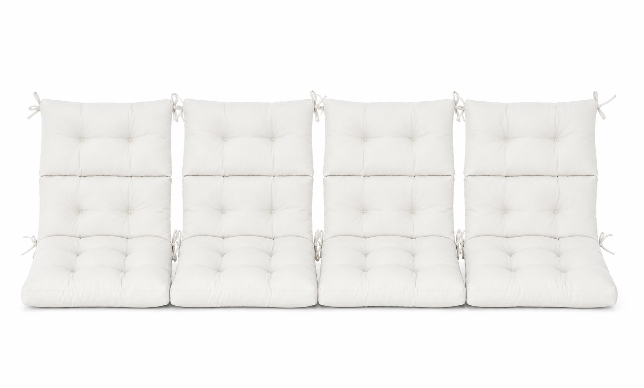 Patio Chair Cushion Set – 2 & 4 Sets, 21" x 20" x 3.5"