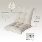 Patio Chair Cushion Set 18 x 18 x 3.5 Inches