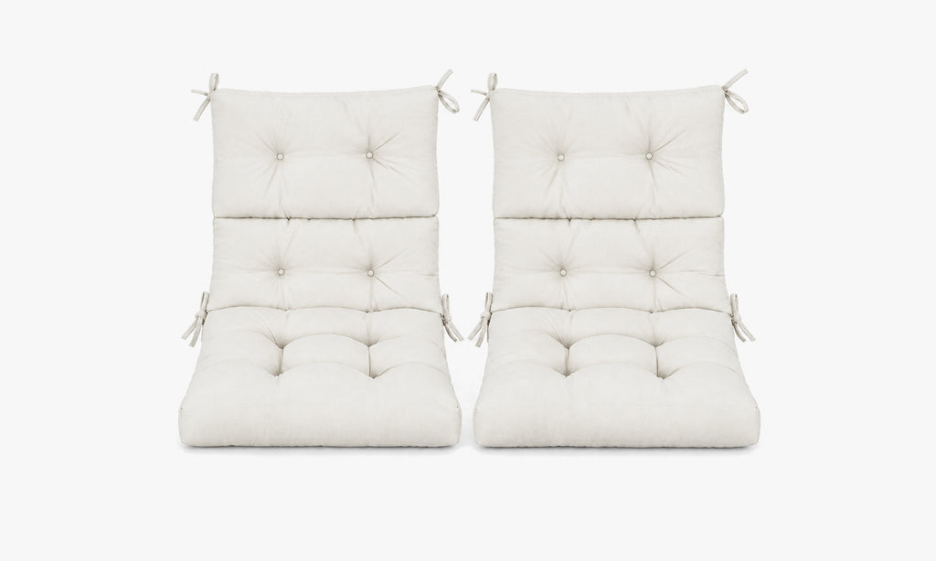 Patio Chair Cushion Set – 2 & 4 Sets, 21" x 20" x 3.5"