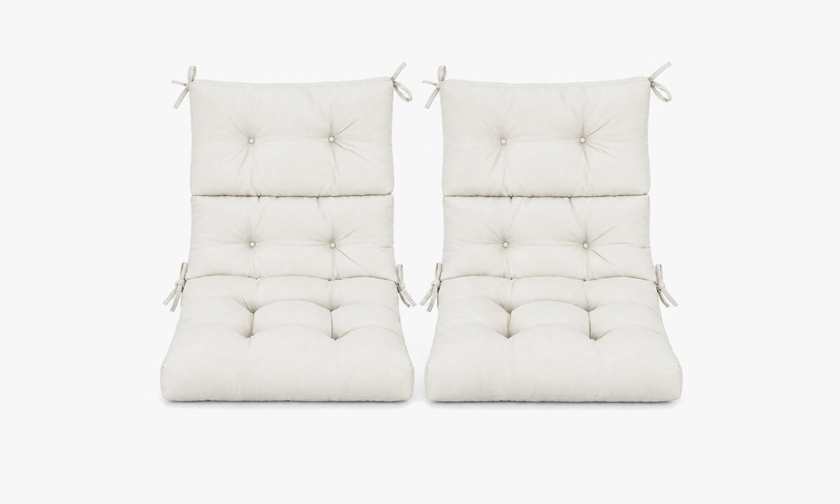 Patio Chair Cushion Set – 2 & 4 Sets, 21" x 20" x 3.5"