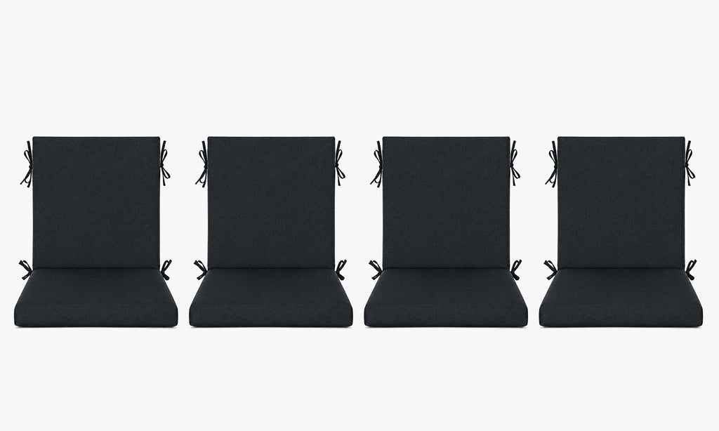 Outdoor Dining Chair Cushions Set of 2 & 4 Sets, 21" x 20" x 3.15"