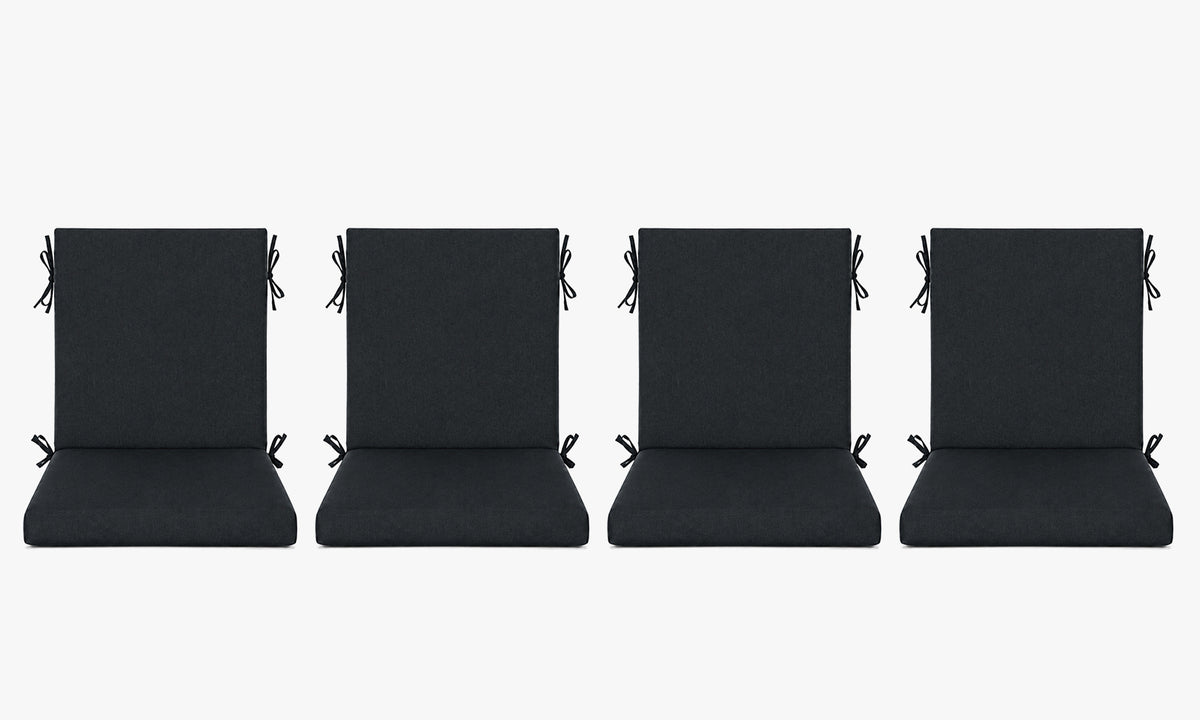 Outdoor Dining Chair Cushions Set of 2 & 4 Sets, 18" x 18" x 3.15"