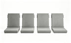 Outdoor Dining Chair Cushions Set of 2 & 4 Sets, 18" x 18" x 3.15"