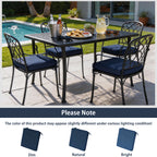 Outdoor chair cushion, dimensions 22x22x4 inches