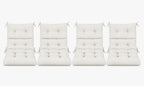 Patio Chair Cushion Set – 2 & 4 Sets, 21" x 20" x 3.5"