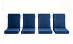 Outdoor Dining Chair Cushions Set of 2 & 4 Sets, 18" x 18" x 3.15"