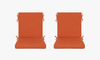 Outdoor Dining Chair Cushions Set of 2 & 4 Sets, 21" x 20" x 3.15"