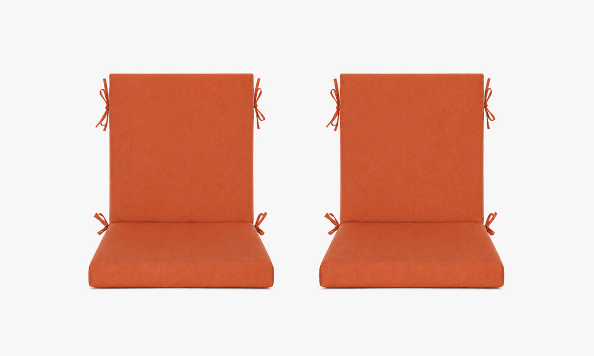 Outdoor Dining Chair Cushions Set of 2 & 4 Sets, 18" x 18" x 3.15"