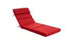Outdoor Lounge Chair Cushion with Headrest – 1 & 2 Piece Sets, 42" x 72" x 2.75"