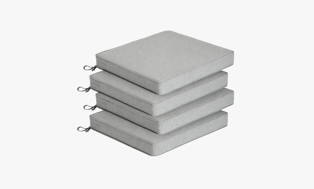 Outdoor Chair Cushion Set – 4 & 6 Sets, 18.5" x 18.5" x 3.15"