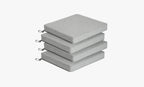 Outdoor Chair Cushion Set – 4 & 6 Sets, 18.5" x 18.5" x 3.15"