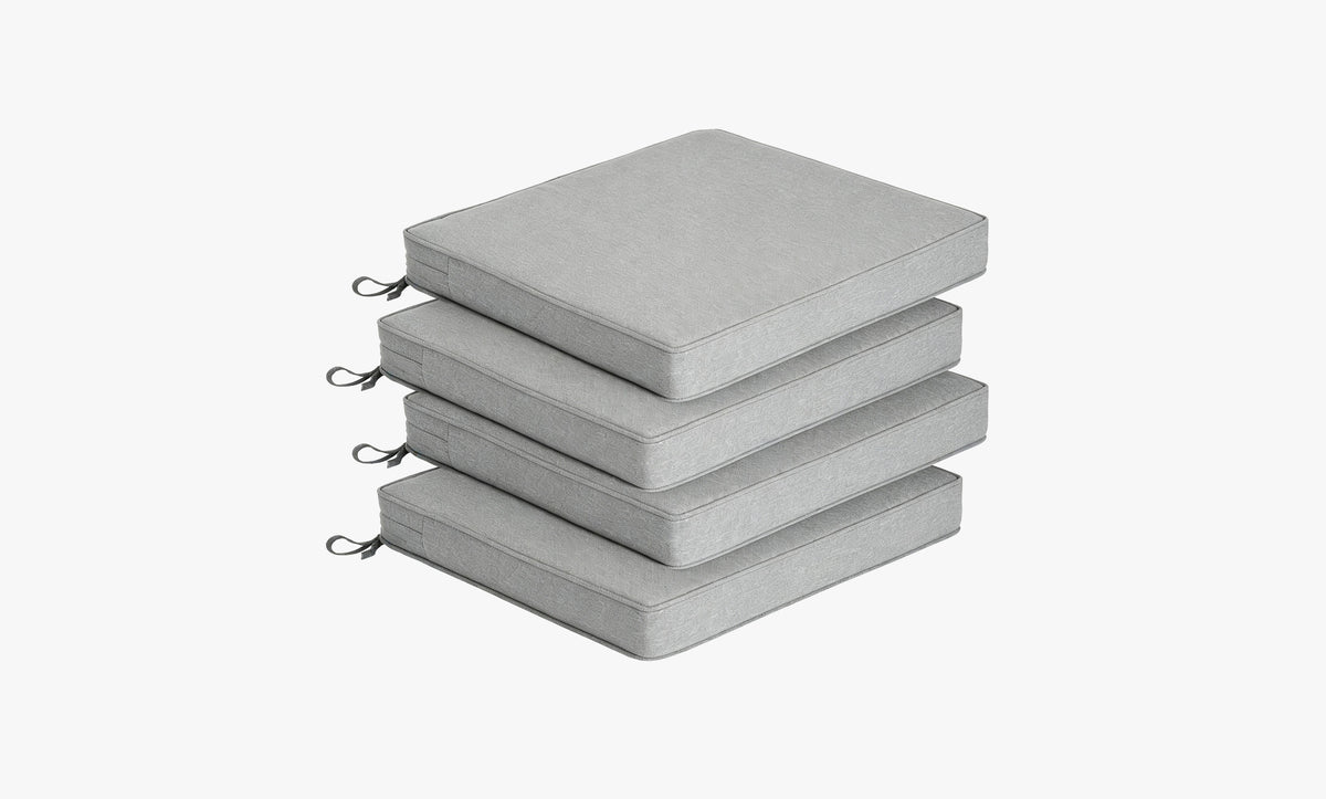 Outdoor Chair Cushion Set 4 Sets, 18.5" x 18.5" x 3.15"