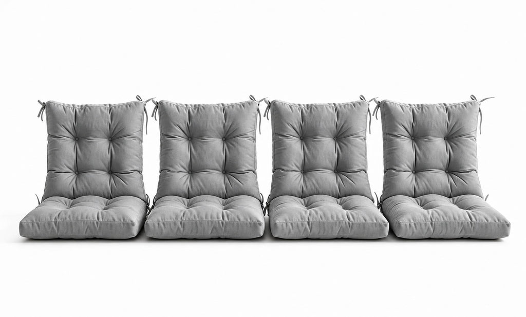 Patio Chair Cushion Set – 2 & 4 Sets, 18" x 18" x 3.5"