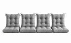 Patio Chair Cushion Set – 2 & 4 Sets, 18" x 18" x 3.5"