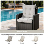 Patio Chair Cushion Set 18 x 18 x 3.5 Inches