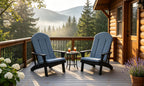 Adirondack Chair Cushion 20x50 in 2-Pack Dusty Blue