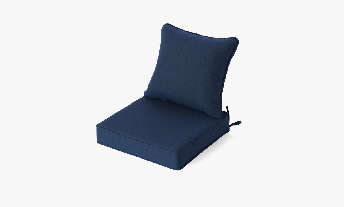 Outdoor Deep Seat Cushion 1 Set, 19" x 19" x 4"