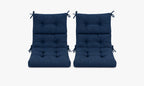 Patio Chair Cushion Set – 2 & 4 Sets, 21" x 20" x 3.5"
