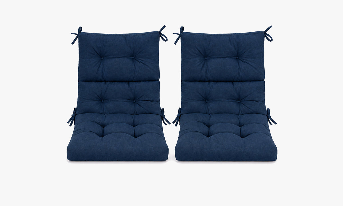 Patio Chair Cushion Set – 2 & 4 Sets, 21" x 20" x 3.5"