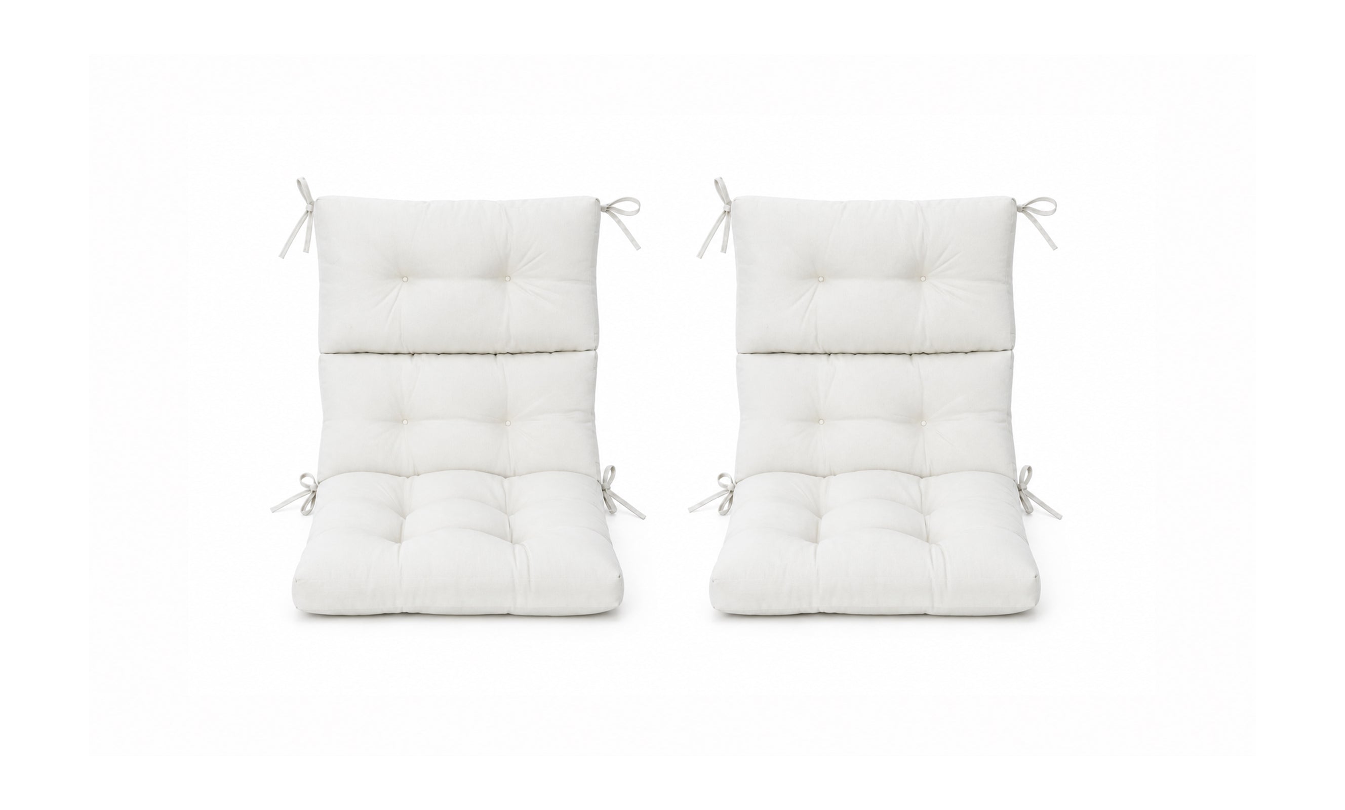 Patio Chair Cushion Set – 2 & 4 Sets, 21" x 20" x 3.5"