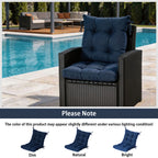 Patio Chair Cushion Set 18 x 18 x 3.5 Inches