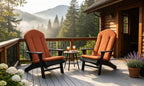 Adirondack Chair Cushion 20x50 in 2-Pack Tangerine