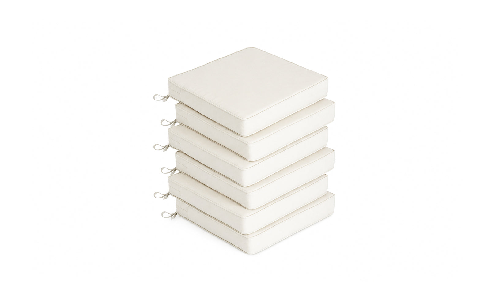 Outdoor Chair Cushion Set 6 Sets, 18.5" x 18.5" x 3.15"