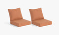 Premium Outdoor Deep Seat Cushion 2 Sets, 24" x 24" x 5.5"