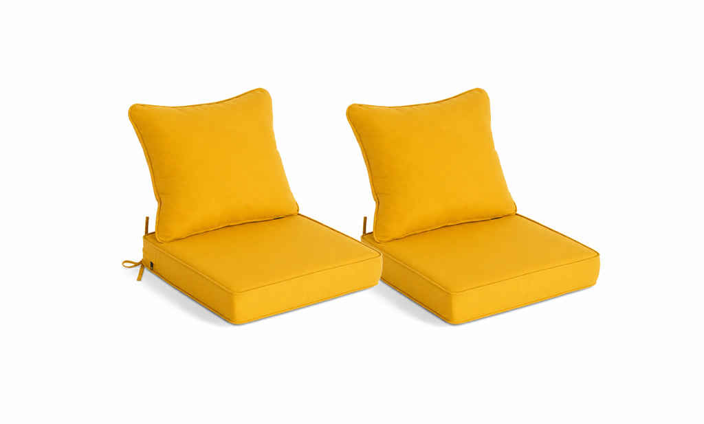 Outdoor Deep Seat Cushion 1 & 2 Sets, 24" x 24" x 5.5"