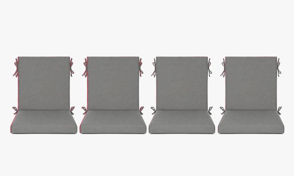 Outdoor Dining Chair Cushions Set of 2 & 4 Sets, 21" x 20" x 3.15"
