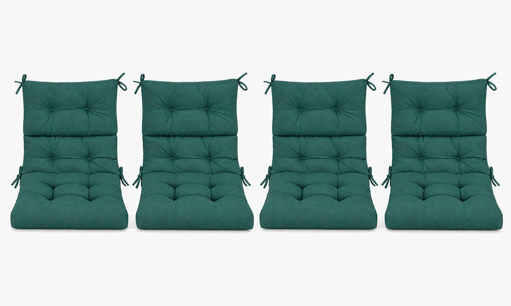 Patio Chair Cushion Set – 2 & 4 Sets, 21" x 20" x 3.5"
