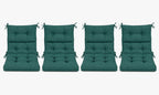 Patio Chair Cushion Set – 2 & 4 Sets, 21" x 20" x 3.5"