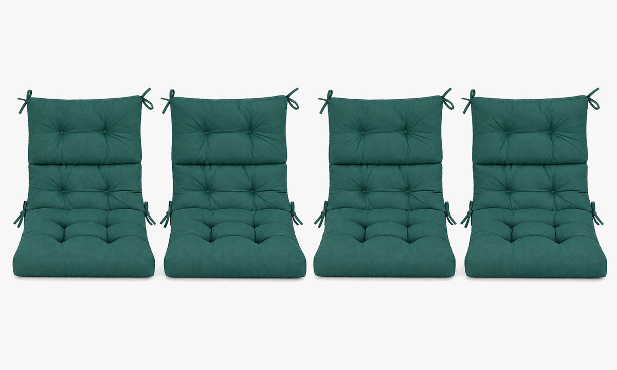 Patio Chair Cushion Set – 2 & 4 Sets, 21" x 20" x 3.5"