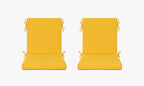 Outdoor Dining Chair Cushions Set of 2 & 4 Sets, 21" x 20" x 3.15"