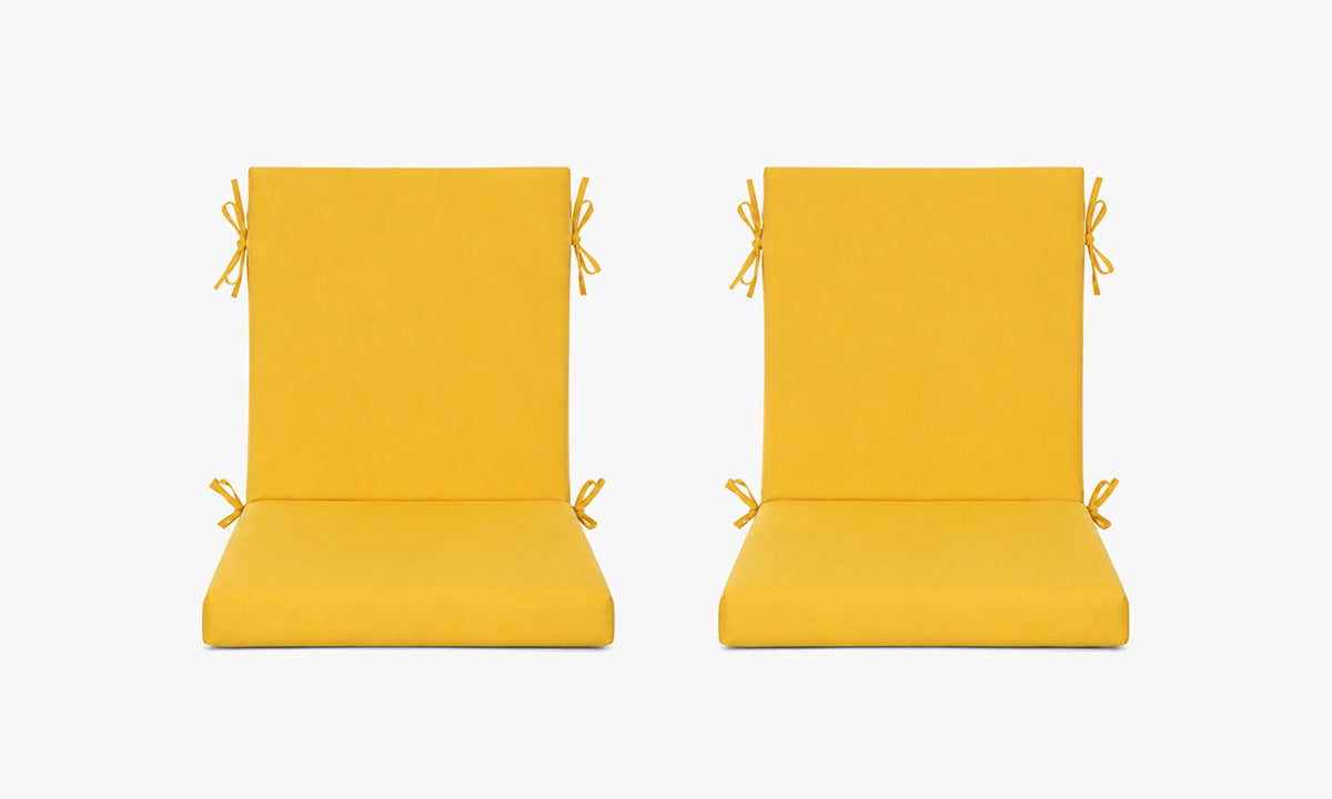 Outdoor Dining Chair Cushions Set of 2 & 4 Sets, 18" x 18" x 3.15"