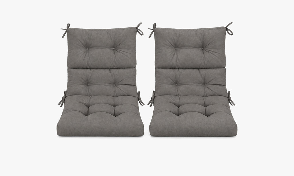Patio Chair Cushion Set – 2 & 4 Sets, 21" x 20" x 3.5"