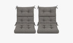 Patio Chair Cushion Set – 2 & 4 Sets, 21" x 20" x 3.5"