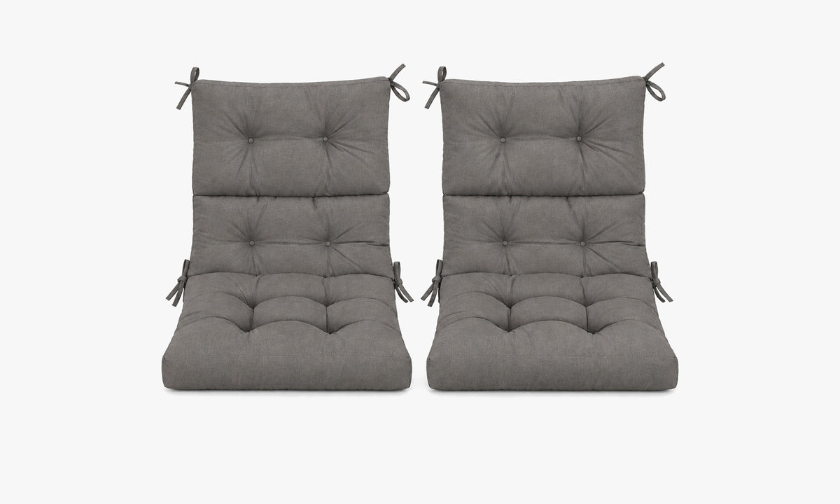 Patio Chair Cushion Set – 2 & 4 Sets, 21" x 20" x 3.5"