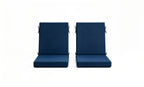 Outdoor Dining Chair Cushions Set of 2 & 4 Sets, 18" x 18" x 3.15"