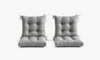 Patio Chair Cushion Set – 2 & 4 Sets, 18" x 18" x 3.5"