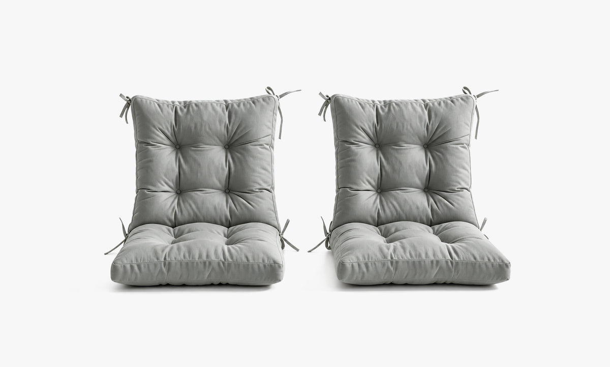 Patio Chair Cushion Set – 2 & 4 Sets, 18" x 18" x 3.5"