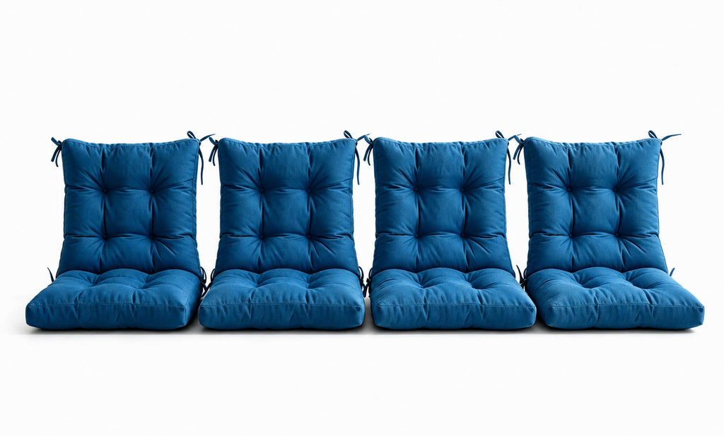 Patio Chair Cushion Set – 2 & 4 Sets, 18" x 18" x 3.5"