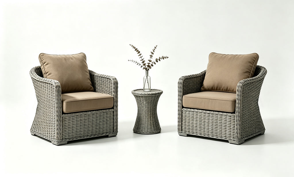 Deep Seating Patio Cushion Set – Available in 2 Piece Sets, 22" x 22" x 4.5"