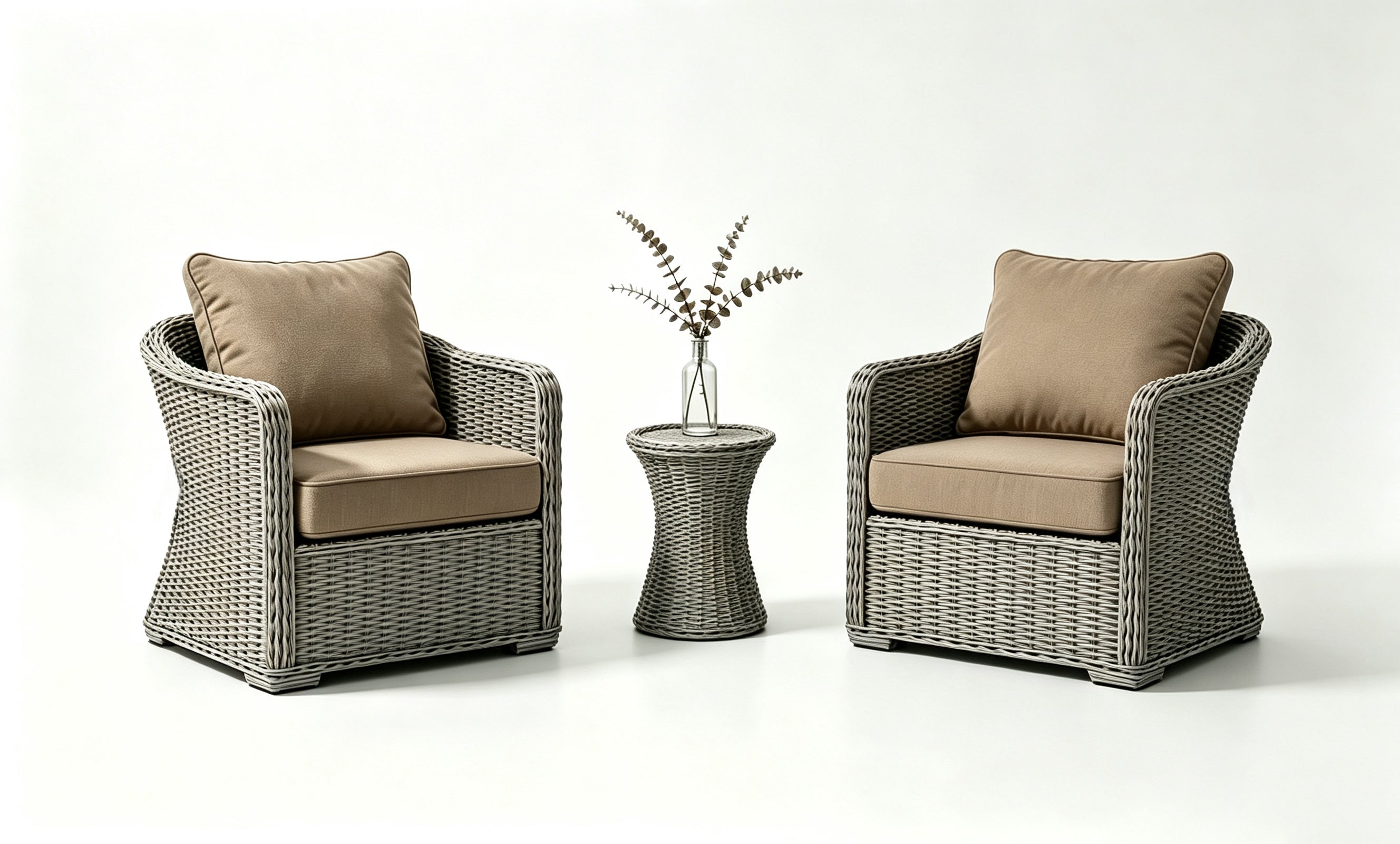 Patio/Terrace Deep-Seat Cushion 19×19×4 Inches（Chair not included）