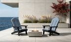 Adirondack Chair Cushion 20x50 in 2-Pack Dusty Blue