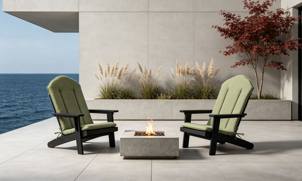 Adirondack Chair Cushion 20x50 in 2-Pack Sage Green