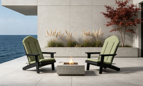 Adirondack Chair Cushion 20x50 in 2-Pack Sage Green