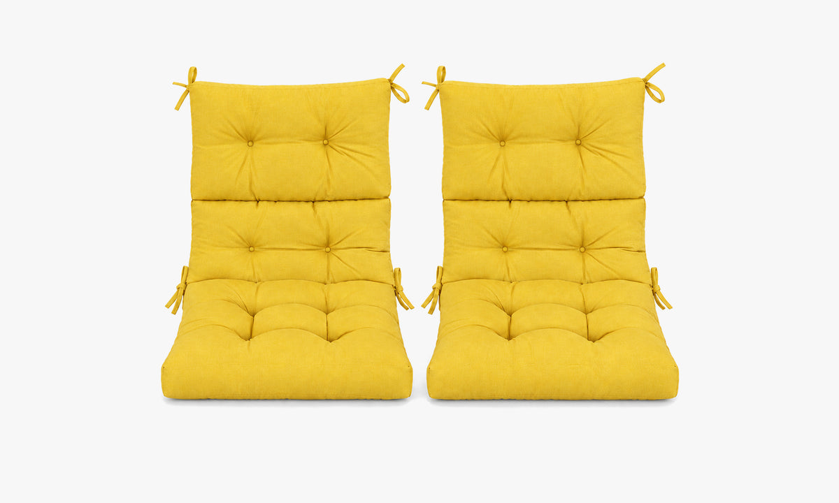 Patio Chair Cushion Set – 2 & 4 Sets, 21" x 20" x 3.5"