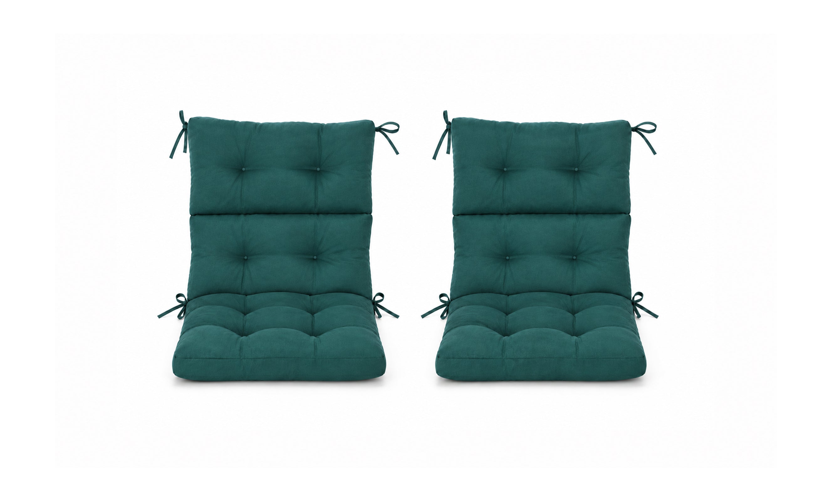 Patio Chair Cushion Set – 2 & 4 Sets, 21" x 20" x 3.5"