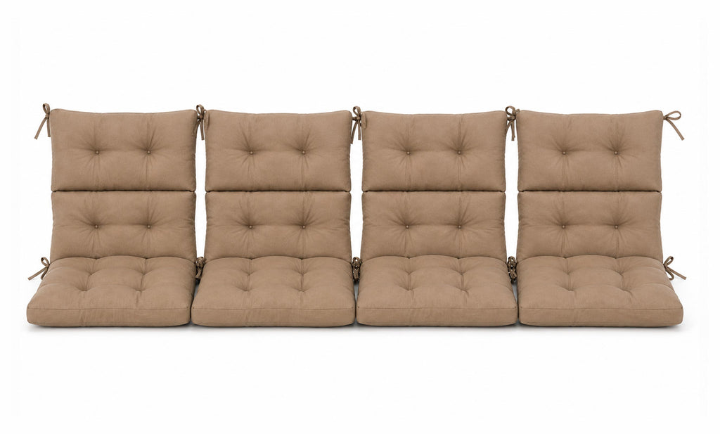 Patio Chair Cushion Set – 2 & 4 Sets, 21" x 20" x 3.5"